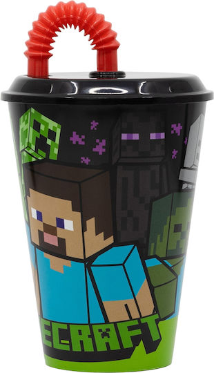 Stor Kleinkinderbecher Minecraft aus Plastik Mehrfarbig