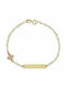 Filva Oro Kids Bracelet ID from Gold 14K with Evil Eye