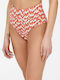 Amalie Bikini Slip High Waist Orange/Camellia