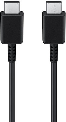 Samsung USB 2.0 Cable USB-C male - USB-C male 25W Μαύρο 1.8m (EP-DW767JBE)