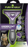 FURminator Longhaired Cats M L Βούρτσα Medium/Large για Μακρύτριχες Γάτες Μωβ