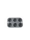 Chios Hellas No Coating Silicone Cupcakes & Muffins 6 Cups Baking Pan 24x16cm