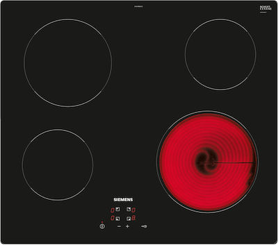 Siemens ET61RBEA1E Autonomous Cooktop with Ceramic Burners and Locking Function 59.2x52.2cm