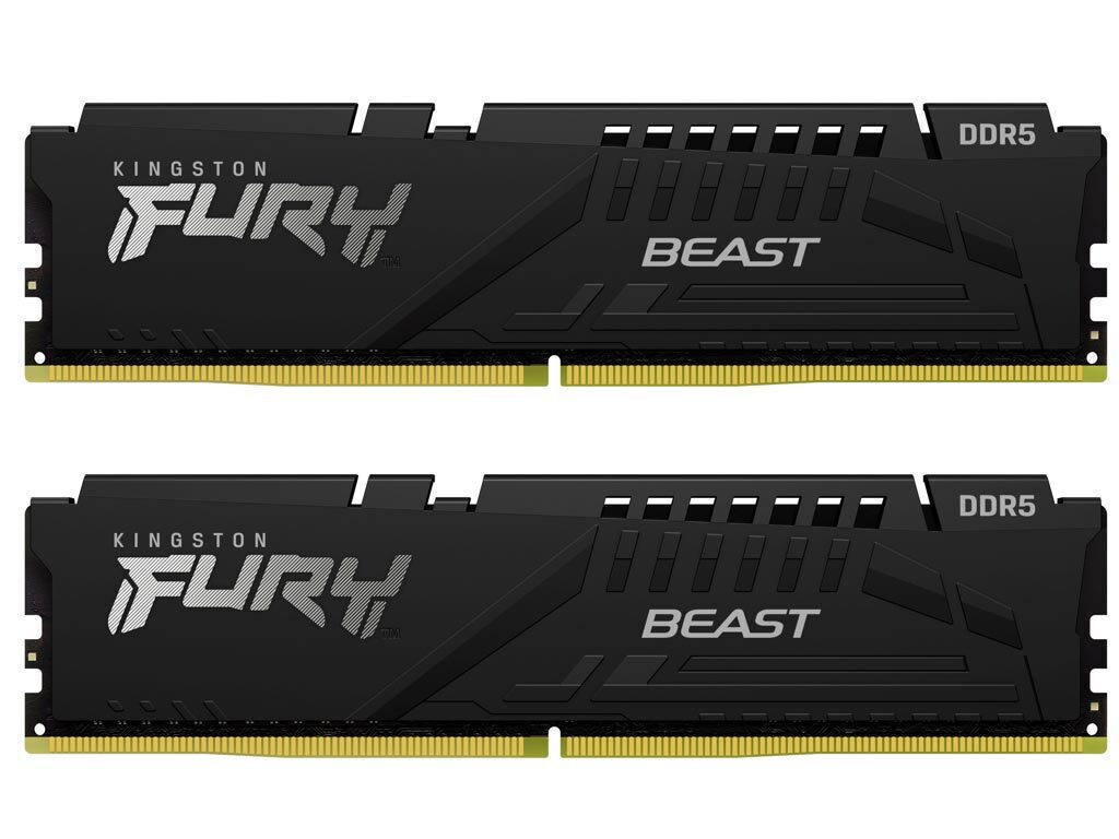 Kingston Fury Beast DDR5 64GB RAM με 2x32GB Modules και Ταχύτητα 5600 για Desktop