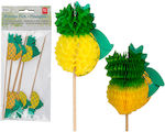 Toothpicks Pineapple Wooden Pick 17cm 8pcs