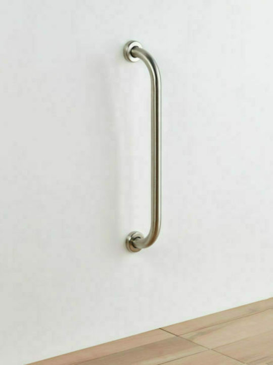 Tema Inox Bathroom Grab Bar for Persons with Disabilities 50cm Silver