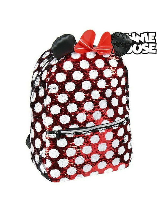 Minnie Mouse S0723088 Minnie Mouse Σχολική Τσάντα Πλάτης Δημοτικού Κόκκινη
