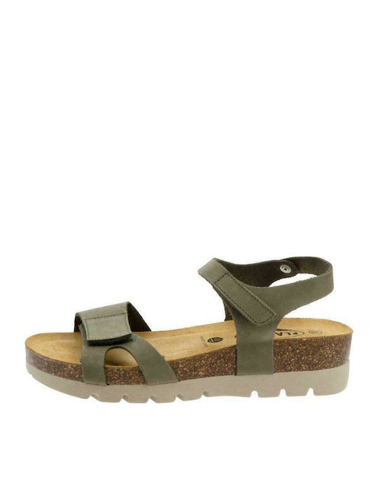 Plakton Comtes Anatomische Damenplattformen Khaki