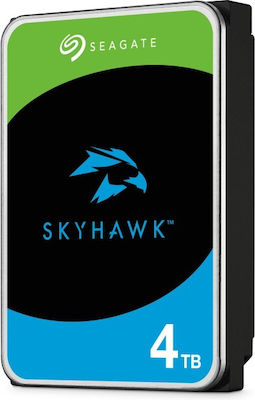 Seagate Skyhawk +Rescue 4TB HDD Σκληρός Δίσκος 3.5" SATA III με 256MB Cache για Καταγραφικό