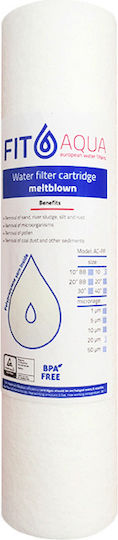 Fit Aqua Ersatz-Wasserfilter Zentrales Wasserfiltersystem aus Polypropylen 10" 20 μm (Mikrometer)