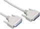 Digitus Καλώδιο RS232 25-pin male σε RS232 25-pin female 10m