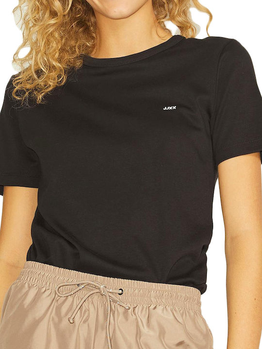 Jack & Jones Damen Sportlich T-shirt Schwarz