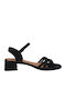 Leder Sandalen Anatomisch Schwarz
