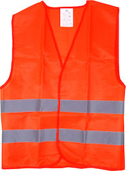 Autoline Men's Safety Vest with Reflective Film Orange