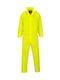 Portwest Work Coveralls Full Body Waterproof Cotton Yellow