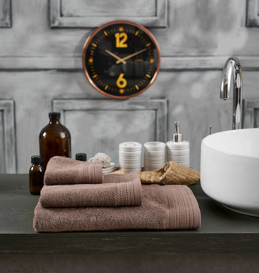 Cokitex Πετσέτα Χεριών One Colour 30x50εκ. Coffee Βάρους 500gr/m²