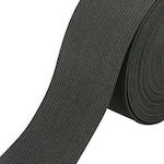 Sewing Sewing Polyester Wristband with Measure BLACK 50mm