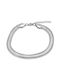 Dennis Snake Silver Bracelet 6MM Βραχιόλι από ανοξείδωτο ατσάλι 316L 24-25 cm