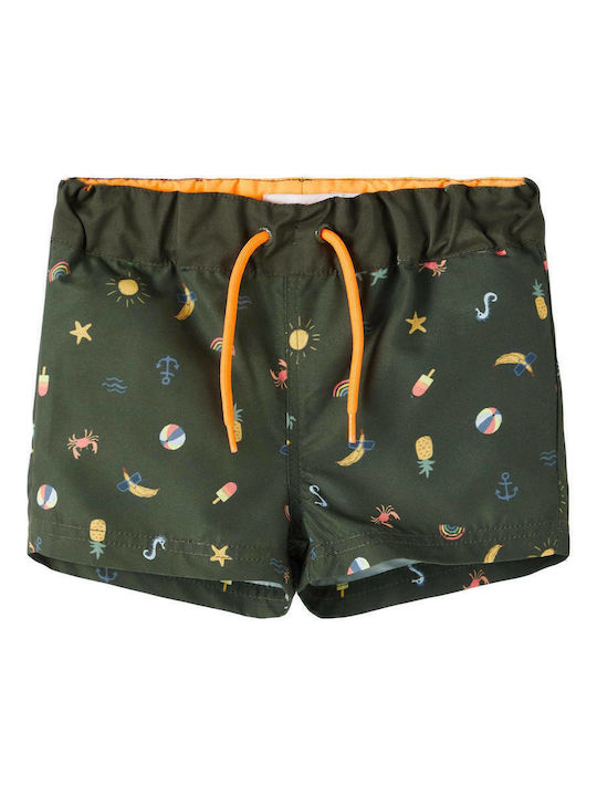 Name It Kids Swimwear Swim Shorts Khaki