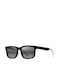 Maui Jim Stone Hack Sonnenbrillen mit Schwarz Rahmen und Schwarz Polarisiert Linse 862-02