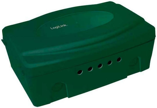 LogiLink Cutie electrică pentru montaj exterior IP54 în culoarea Verde