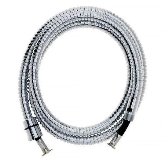 Interflex Σπιράλ Ντουζ Μεταλλικό 150cm Ασημί