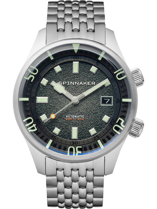 Spinnaker Bradner Men's Watch 42mm Automatic with Silver Metal Bracelet