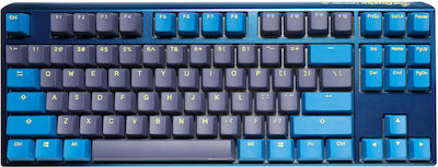 Ducky One 3 Daybreak TKL Gaming Mechanical Keyboard Tenkeyless with Cherry MX Brown switches and RGB lighting (English US) Blue