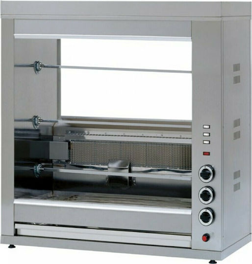 Panaritis K3-145 Pui Rottisserie Grill Pe gaz 18kW cu Dimensiuni 50x145x115cm
