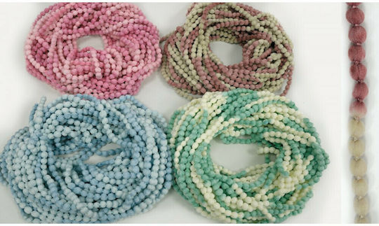 Pom Pom Girlande Material für Hochzeitsgeschenke Verfaulte Apfel 25mx0.8cm 1Stück
