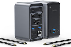 Choetech USB-C Docking Station με HDMI 4K PD Ethernet (HUB-M21) Choetech USB-C Docking Station με HDMI 4K PD Ethernet (HUB-M21)
