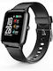 HAMA Fit Watch 5910 Stainless Steel with Heart Rate Monitor (Black)