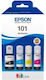 Epson 101 Paket mit 4 Inkjet-Druckerpatronen Gelb / Cyan / Magenta / Schwarz (C13T03V64A)