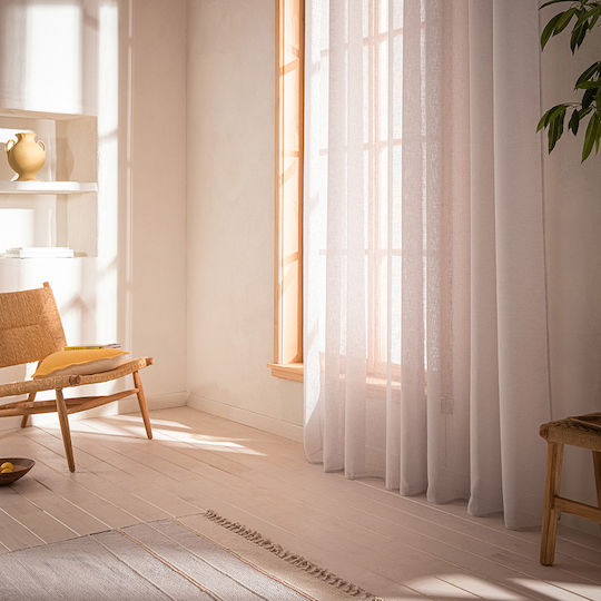Gofis Home Κουρτίνα με Τρέσα Combe 34 Water Grey 502 140x280εκ.