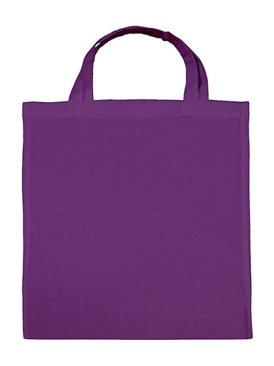 Jassz 3842-SH Cotton Shopping Bag in Purple color