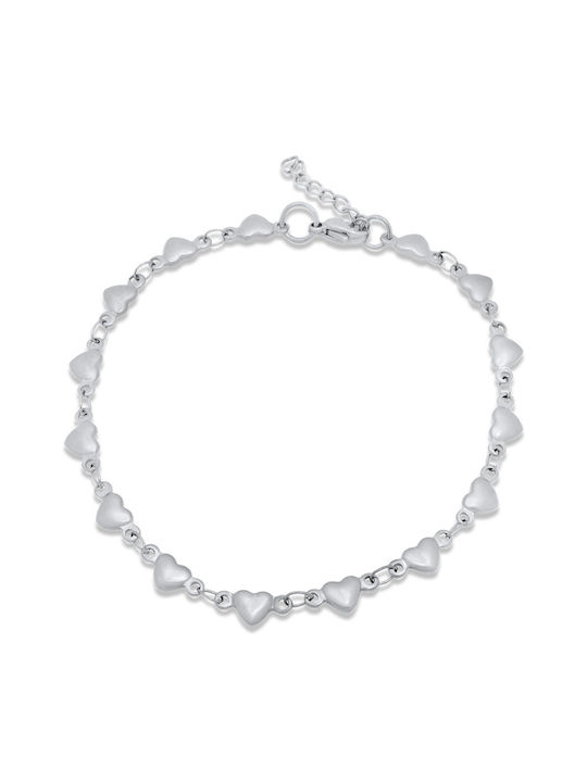 Eros Silver Bracelet 5MM Stainless steel bracelet 316L 15-16 cm