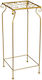 Keskor Pflanzenständer Metall Gold 30cmx30cmx71cmcm.