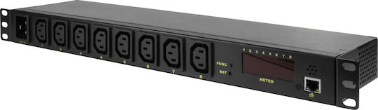 LogiLink Πολύπριζο Rack PDU8P01 1τμχ