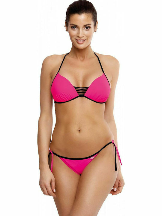 Marko Set Bikini Τριγωνάκι Bright Pink