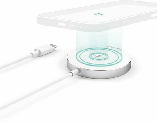 HAMA Magsafe-Ladegerät 15W Weiß