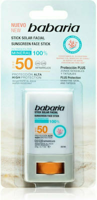 Babaria Stick Solar Facial Αντηλιακό Stick Προσώπου SPF50 20gr