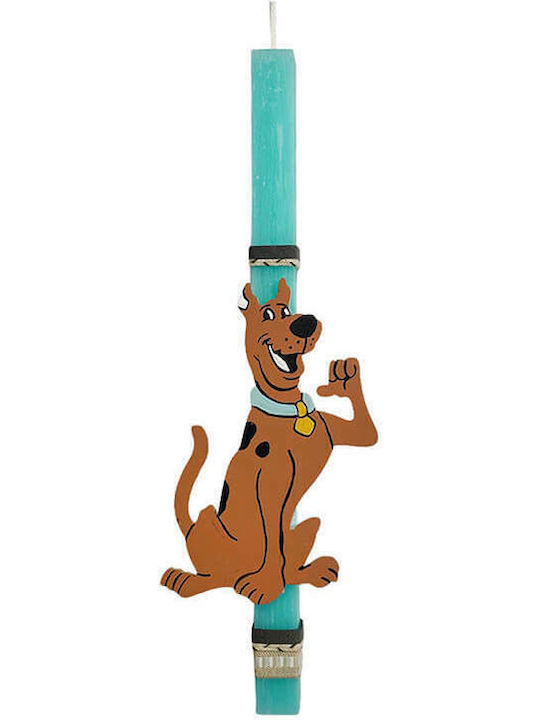 Scooby Doo Λαμπάδα Τετράγωνη Μπλε