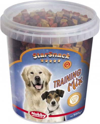 Nobby Starsnack Mix Biscuit Dog with Meat, Duck and Salmon 500gr 69733