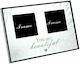 Iliadis You Are Beautiful Multi 2-Photo Glass With Black Frame 2 Pieces