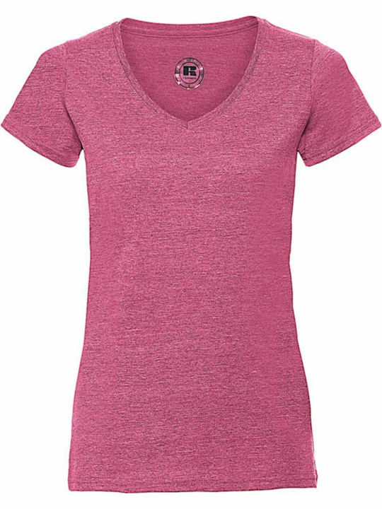 Russell Europe HD Werbe-T-Shirt Pink Marl