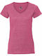 Russell Europe HD Werbe-T-Shirt Pink Marl