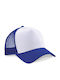 Beechfield Jockey mit Netz Bright Royal / White