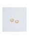 Silver hoops 925 R117420802C Gold plated silver hoops