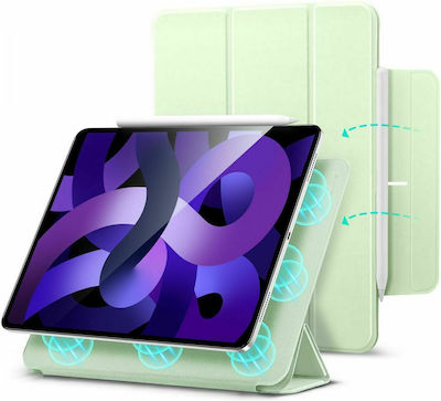 ESR Rebound Magnetic Flip Cover Piele artificială Mint Green (iPad Air 2020/2022)