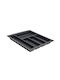 Agoform Drawer Cutlery Tray Plastic 74x48x6cm Black